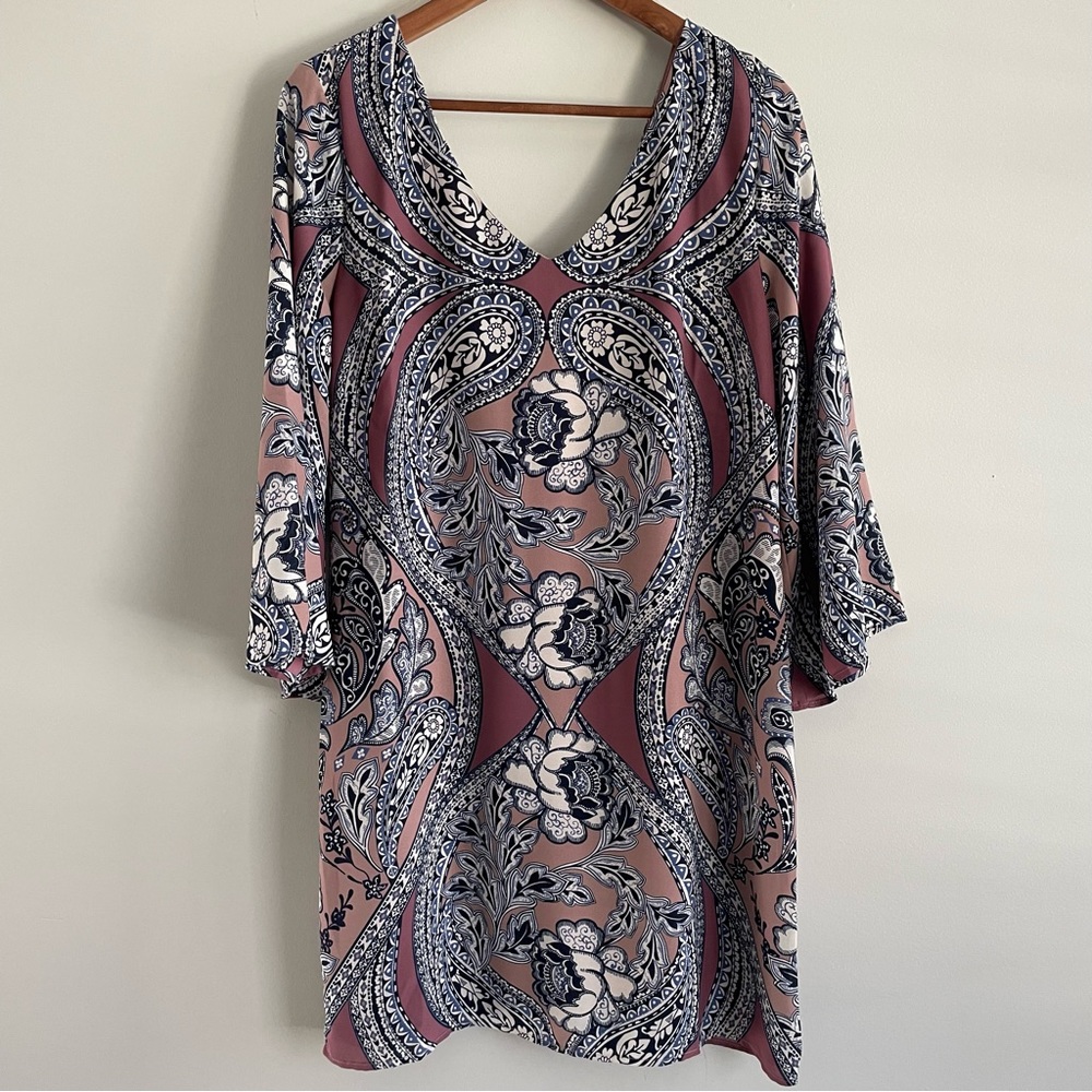 Pink Owl Apparel Paisley Shift Dress